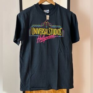 NWT Vintage 80s Universal Studios Hollywood 🇺🇸 souvenir tee shirt Hanes Beefy-T